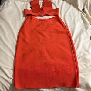 Herve Leger x Forever 21 Women's 2 piece skirt set size S